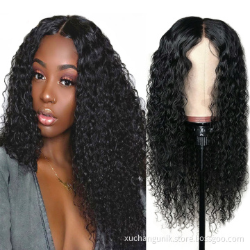 Uniky Raw Virgin Hair Jerry Curly Lace Front Wig Human Hair Deep Part Jerry Curl Weave Short Wig Kinky Curly Wig Lace Front